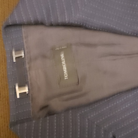 TOMBOLINI navy blue stripe jacket . - Picture 8 of 8